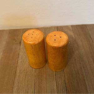Oak Salt & Pepper Shakers